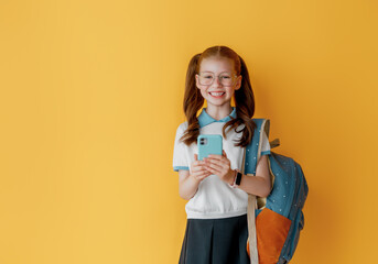 girl is ready to back to school