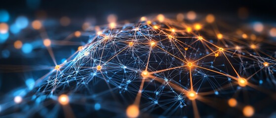 Network infrastructure supports real-time AI data processing.