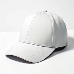 Fototapeta premium White Baseball Cap Mockup