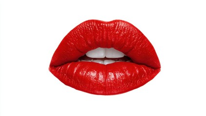 Close-up of red lips