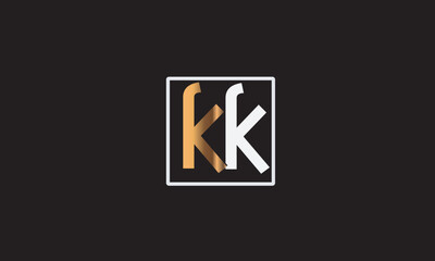 KK, K ,  KK , Abstract Letters Logo Monogram	
