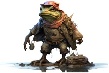 Dugbogs animal white background representation.