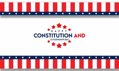  Constitution Day and Citizenship Day , vektor ilustration