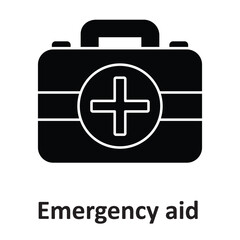 Emergency aid :Vector Icon which can easily modify or edit
