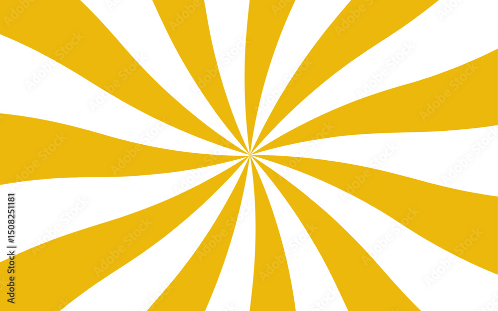 Fototapete abstract high-energy background with radial burst pattern and alternating curved rays. smooth, wavy 