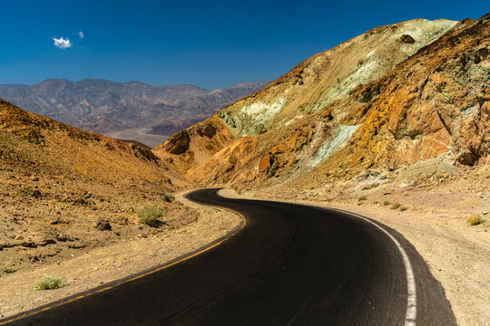 Artists Pallette drive in Death Valley National Park