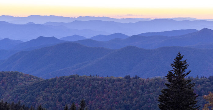 Scenic Blue Ridge Mountain Parkway