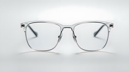Showcasing modern eyewear with a sleek transparent design perfect for both style and vision correction.