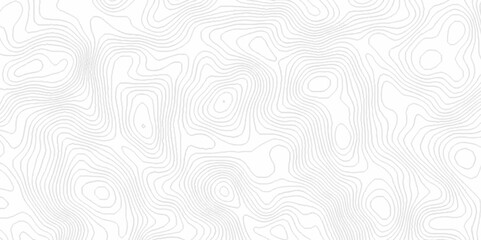 Fototapeta premium Abstract topography pattern seamless lines sea map modern design white background. Abstract digital topographic contour map concept space geometric strip grid line. Natural discovery of maps. 