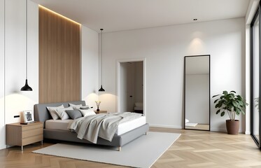 Modern Luxury Apartment Bedroom Interior Design

