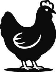 chicken icon, chicken vector, chicken clipart, chicken outline, chicken silhouette png, chicken graphic, chicken illustration,