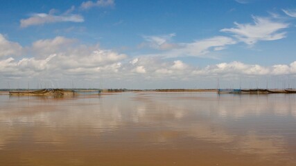 landscape on the Borneo lake