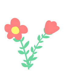 Illustration Flower Hand Drawn