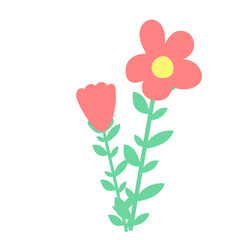 Illustration Flower Hand Drawn
