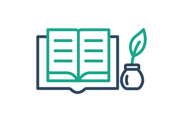 Story icon. line icon style. icon related to branding. business elements vector illustration