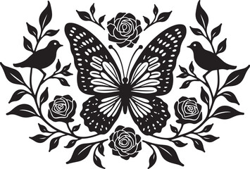Butterfly Floral Laser Cut Bundle  © Bustame41