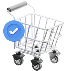 Checkout 3D Illustration