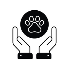 Pet care :Vector Icon which can easily modify or edit