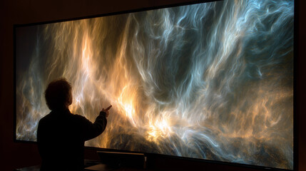 fire in the fireplace