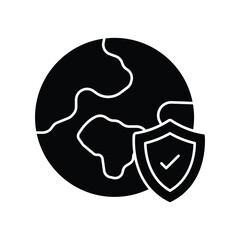 Environmental insurance :Vector Icon which can easily modify or edit