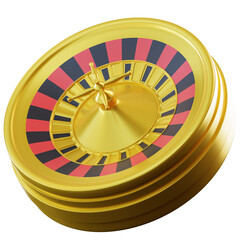 3D illustration Roulette