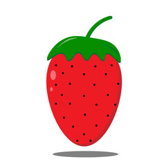 strawberry berry on a white background,