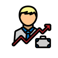 Obraz premium Promotion Arrow Vector Filled Icon Design