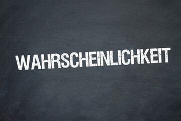 Obraz premium Wahrscheinlichkeit 