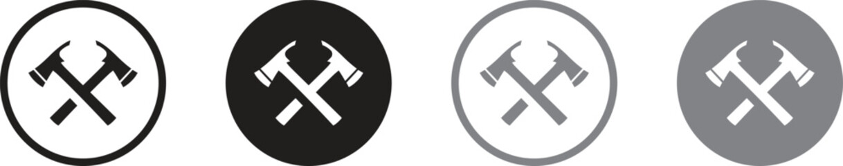 Axe Vector Line Icon - Simple Thin Line Icon, Premium Quality Design 