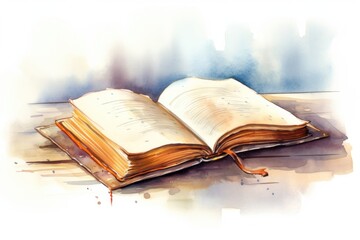 Reading book publication paper.
