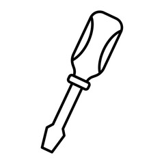 Screwdriver outline icon