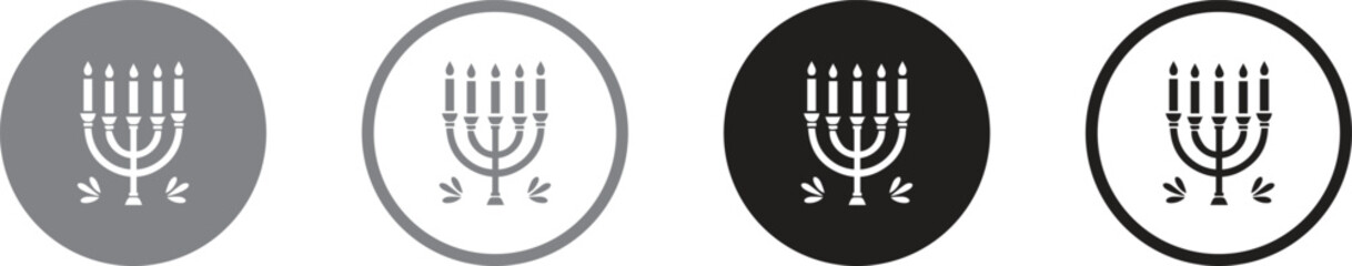 hanukkah celebration with presents and candles decoration