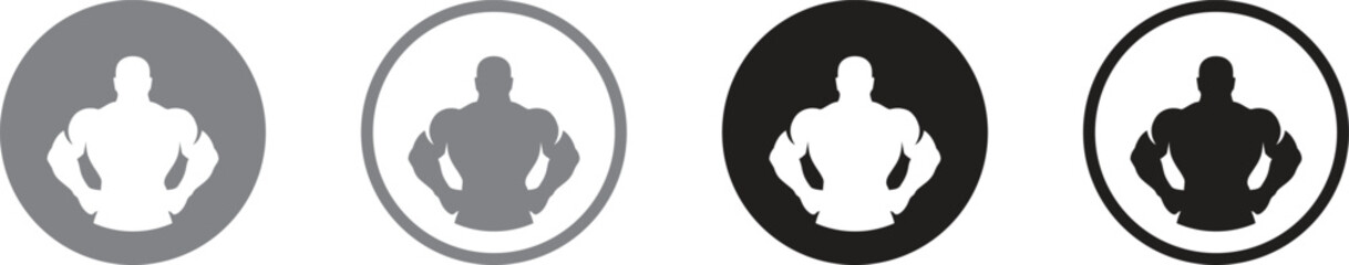 Detailed vector illustration silhouettes strong rolling people set girl and man sport fitness gym body-building workout powerlifting health training dumbbells barbell.