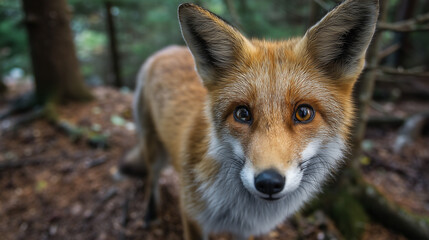 Fototapeta premium red fox portrait