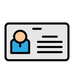 Company Badge Icon Vector Filled Icon Design