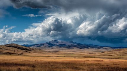 Fototapeta premium clouds over the mountains