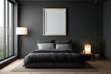 Cozy bedroom design inspiration modern apartment interior decor stylish environment minimalist viewpoint