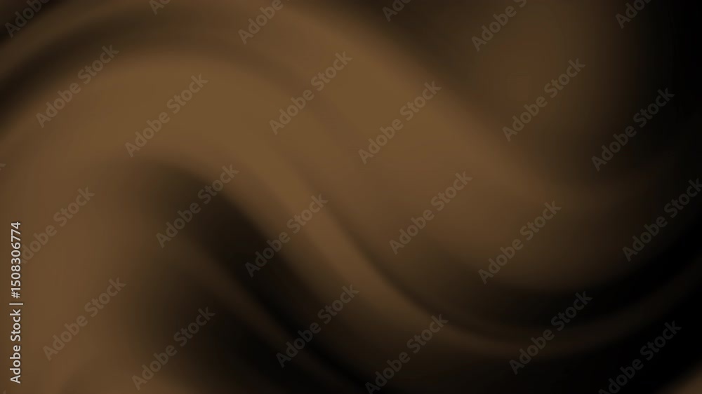 Poster soft brown wavy abstract background with smooth gradient transitions and flowing lines, abstract tex