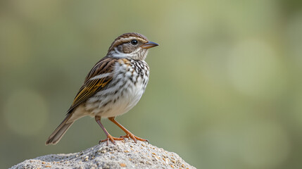 Fototapeta premium Savannah Sparrow on a rock