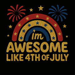 4th of July vector illustration