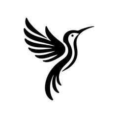Colibri hummingbird logo icon design