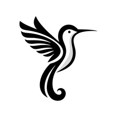 Obraz premium Colibri hummingbird logo icon design