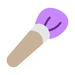 Makeup Brush Vector Glyph Icon Design