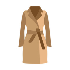 Trench Coat Vector Glyph Icon Design