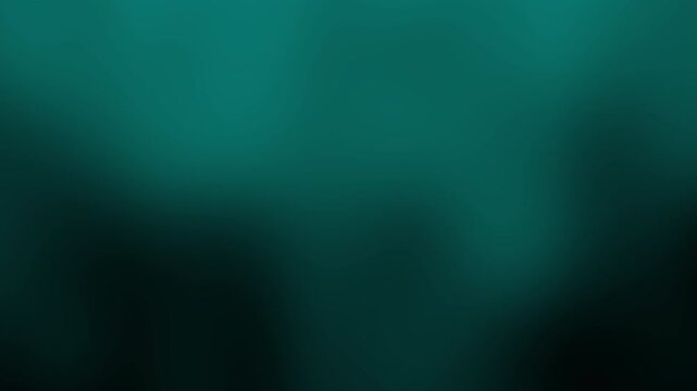 A smooth teal and black gradient abstract background with a calming, modern appearance, Abstract texture Gradient motion Background animation.