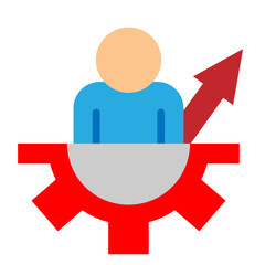 SelfDevelopment Vector Glyph Icon Design