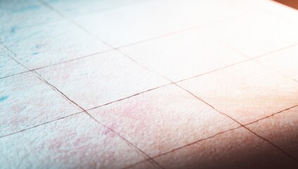 Gridded paper with light & color variations