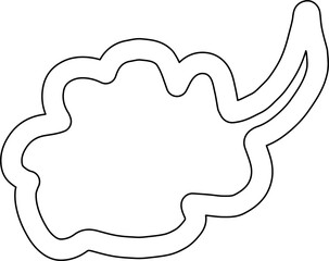 Speech bubbles set, talking, chat, dialog