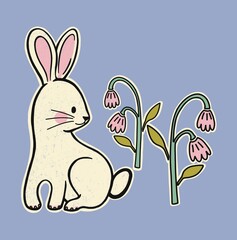 Rabbit Safari Animals Digital