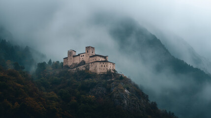castle in the fog